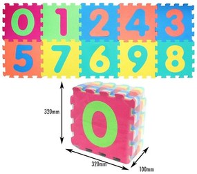 Sun Ta Toys - Мек пъзел числа - 10 части 1001B3