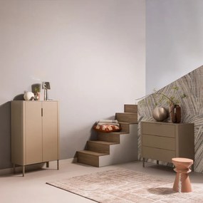 Метална странична масичка ø 30 cm Fedde – WOOOD