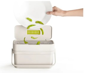 Бял контейнер за компостируеми отпадъци 4 L Compo - Joseph Joseph