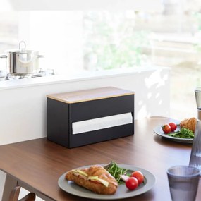 Черна метална стойка за кухненска хартия Rin – YAMAZAKI