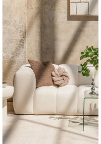 Сив кадифен диван 225 cm Cube – Bonami Selection