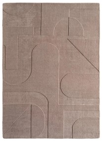 Светлокафяв килим подходящ за пране 200x290 cm Pompei 1614 – Ayyildiz Carpets