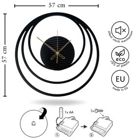 Стенен часовник ø 57 cm Noah – Styler