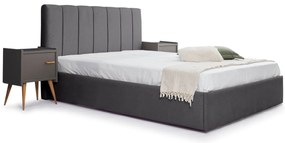 Тапицирано легло New York-Gkri-110 x 200-Ξύλα Ελάτου