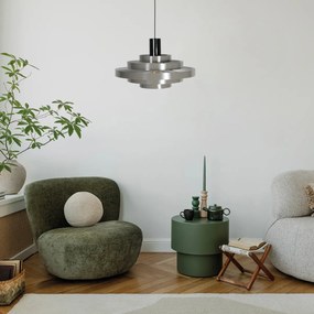 Retro hanglamp groen rond - Halo Cirque