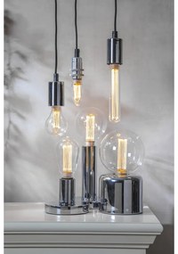 Основа на лампа в сребрист цвят 10 cm Glans – Star Trading