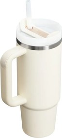 Кремав термос със сламка от неръждаема стомана 890 ml Quencher H2.O FlowState™ Tumbler Cream 2.0 – Stanley