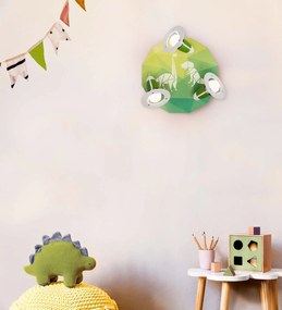 Стенно-таванна лампа Elobra Dinopoly-Prasino