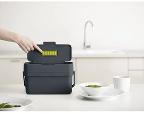 Черен контейнер за компостируеми отпадъци 4 л Compo - Joseph Joseph