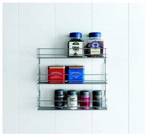 Стенен стоманен органайзер за подправки – Metaltex