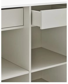 Бял скрин с чекмеджета , ширина 92 cm Doric - Teulat