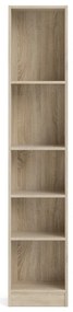Етажерка за книги в дъб 41x203 cm Basic - Tvilum