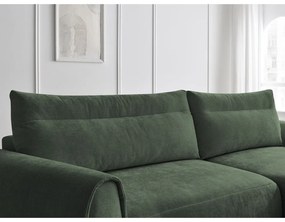 Тъмнозелен ъглов диван Aden – Bobochic Paris