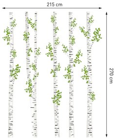 Невероятни стикери за стена Бреза 215 х 270 см