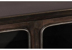 Черна метална витрина 60x100x35 cm Denza – Dutchbone