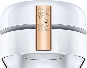 Пречиствател на въздух 2в1 Dyson PC2 De-NOx TP12 Wh/Gd, Охладител, 40W, До 40 м2, 10 скорости, Осцилация, HEPA+К-Carbon, Wi-Fi, LCD, Гласово управление, Бял/златист