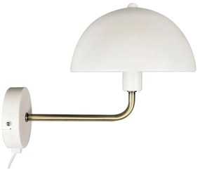 Стенна лампа в бяло-златист цвят, височина 25 cm Bonnet - Leitmotiv