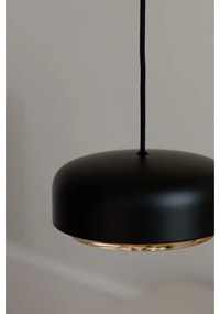 Черно LED висящо осветително тяло с метален абажур ø 22 cm Hazel mini - UMAGE