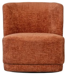 Оранжево кресло от кадифе Atty - WOOOD