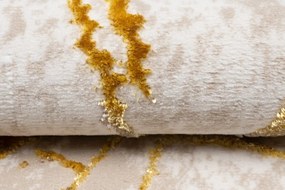 Неподвластен на времето килим в дневната със златен мотив Ширина: 80 см | Дължина: 150 см