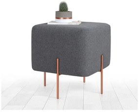 Тъмно сива табуретка Copper – Artie