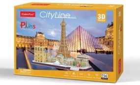 Cubic Fun -  Пъзел 3D City Line Paris 114ч.