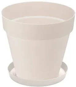 Serinova - Саксия Yali 16xh14,5cm - бяла