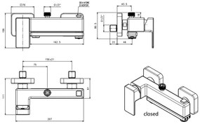 Душ колона LaTorre Profili Plus