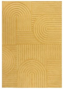 Жълт вълнен килим , 160 x 230 cm Zen Garden - Flair Rugs