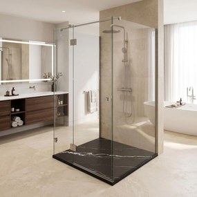 Корито за душ кабина Magnum CARRARA BLACK 90x90