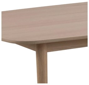 Сгъваема маса за хранене с плот от дъб 210x100 cm Aston - Actona