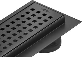 Mexen Flat 360° M08 въртящ се линеен отвод 60 cm, черен - 1725060-40