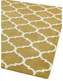 Ръчно изработен вълнен килим в цвят жълта охра 120x170 cm Albany – Asiatic Carpets