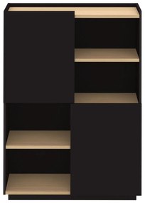 Черна матова етажерка 100x147 cm Nina - TemaHome