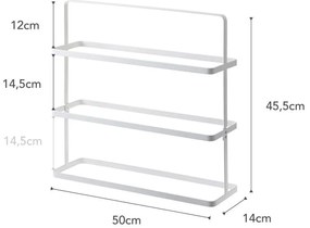 Бяла метална стойка за обувки Tower – YAMAZAKI