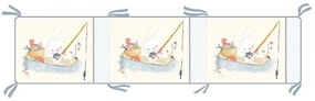 KIKKA BOO Обиколник за легло 210 см. THE FISH PANDA