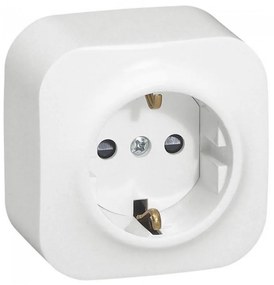 Legrand 782411 Контакт Forix, Schuko 2P+E 16A, ОМ, IP21, бял, - 782411