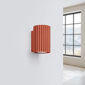 Стенна лампа в тухлен цвят Gleam – Sollux