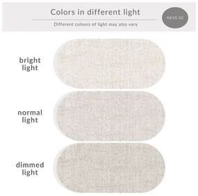 Кремаво тапицирано двойно легло с място за съхранение с включена подматрачна рамка 160x200 cm Baleine – Maison de Rêve