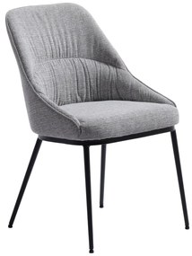 Сиви трапезни столове в комплект от 2 броя Meridian - Unique Furniture