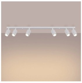 Бял прожектор 6,5x117 cm Gleam – Sollux