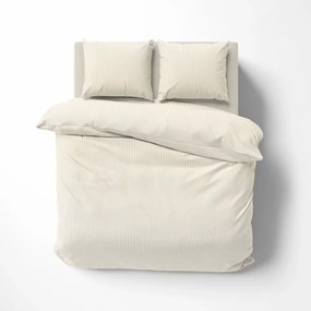 Луксозно памучно спално бельо в бежова дамаска 3 časti: 1ks 160x200 + 2ks 70x80