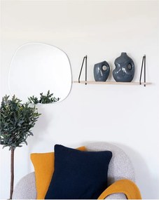 Тъмносиня керамична ваза (височина 18 cm) – House Nordic