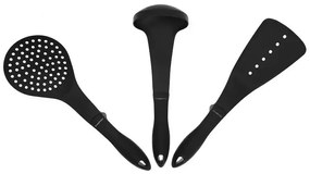 Комплект тенджери и тигани Klausberg KB 7322, 15 части, Термодъно, Отвор за изливане, Индукция, Черен