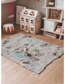 Бежово памучно детско килимче за игра 120x160 cm Path of Nature – Lorena Canals