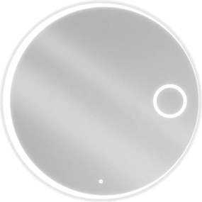 Mexen Ella кръгло огледало за баня с подсветка и козметично огледалце, 100