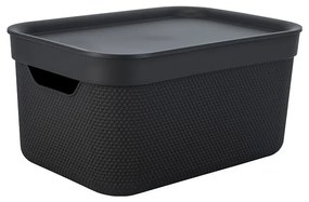 Пластмасова кутия за съхранение с капак Deco - Rotho