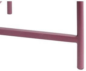 Лилаво-розова метална кръгла масичка за кафе ø 50 cm Meseta – Leitmotiv