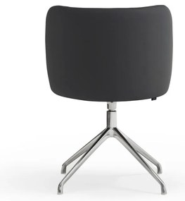 Черен тапициран трапезен стол Mogi – Teulat