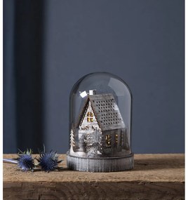 Кафява коледна украса от светодиоди, височина 17,5 см Kupol - Star Trading